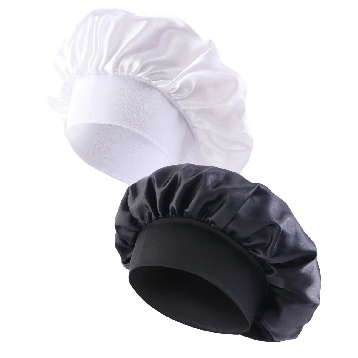 Satin Sleep Bonnet – Silky Hair Wrap Cap with Elastic Band