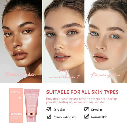 Korean Collagen Peel-Off Mask – Overnight Anti-Wrinkle Lifting