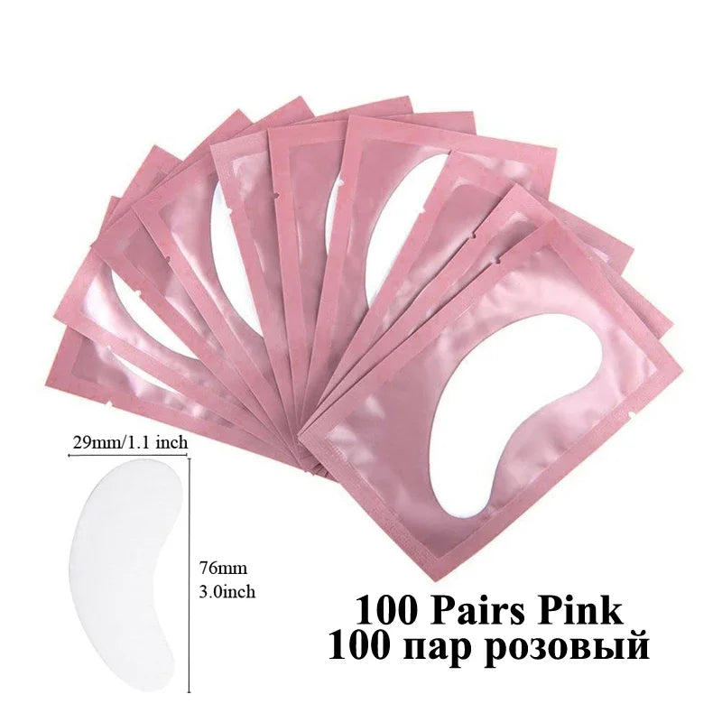 Under-Eye Patches for Eyelash Extensions – 100 Pairs
