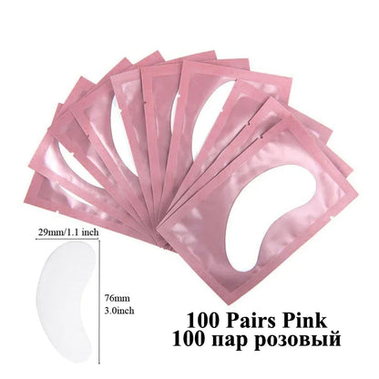 Under-Eye Patches for Eyelash Extensions – 100 Pairs