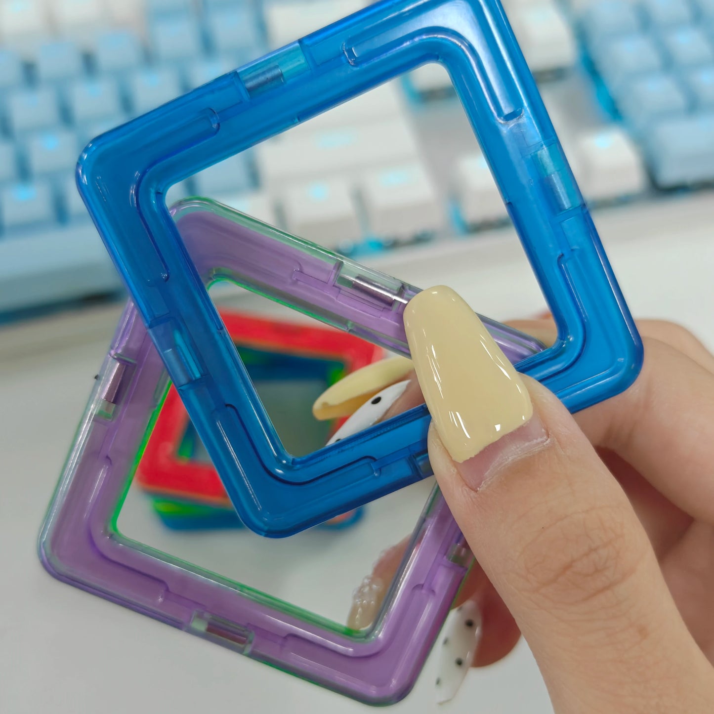 DIY Magnetic Building Blocks – STEM Construction Toy Set