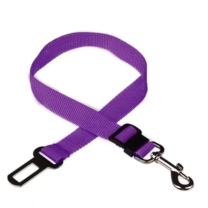 Pet Car Seat Belt – Adjustable Dog & Cat Safety Harness Clip
