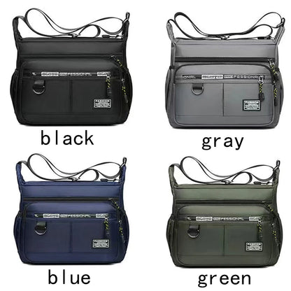 Men's Multi-Pocket Crossbody Bag – Business Shoulder Bag