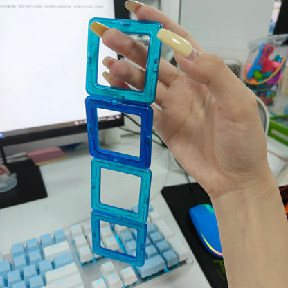 DIY Magnetic Building Blocks – STEM Construction Toy Set