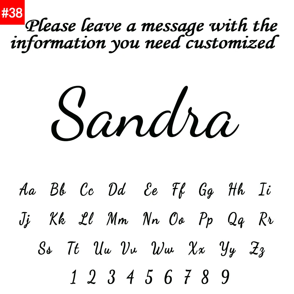 Personalized Name Necklace – Stainless Steel Custom Pendant
