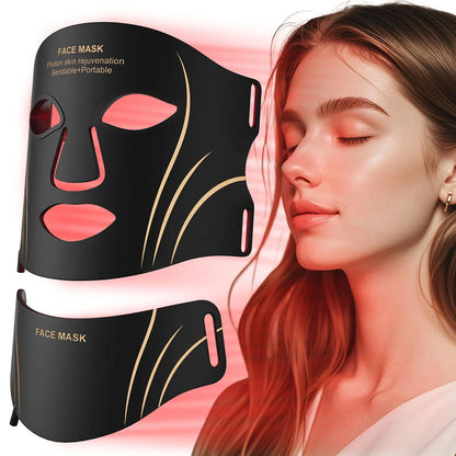 7-Color LED Light Therapy Face & Neck Mask – Anti-Acne Photon