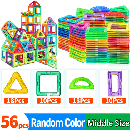DIY Magnetic Building Blocks – STEM Construction Toy Set