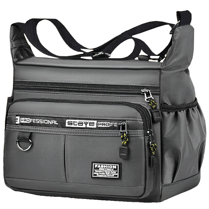 Men's Multi-Pocket Crossbody Bag – Business Shoulder Bag