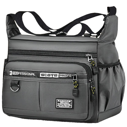 Men's Multi-Pocket Crossbody Bag – Business Shoulder Bag