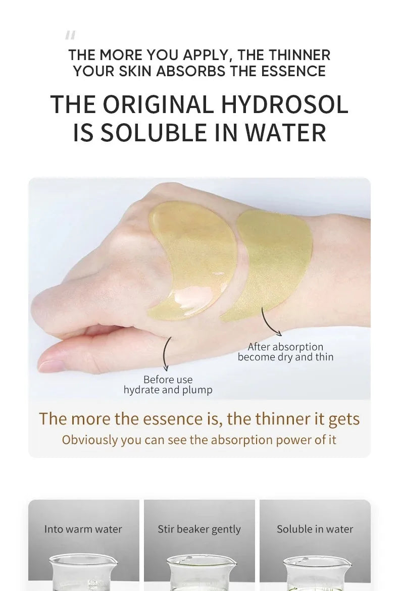 Avocado Gold Eye Mask Patches – Anti-Wrinkle Dark Circle Treatment