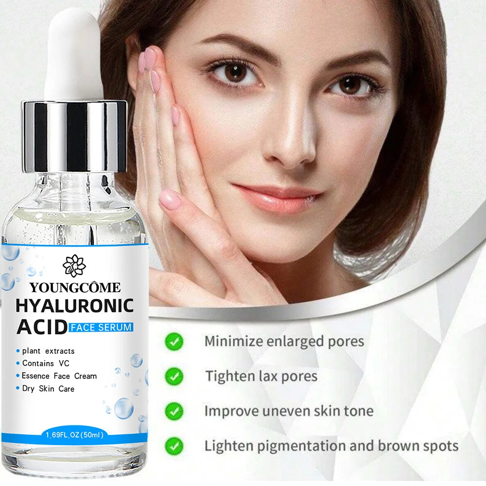 Hyaluronic Acid Facial Essence – Korean Deep Hydrating Serum