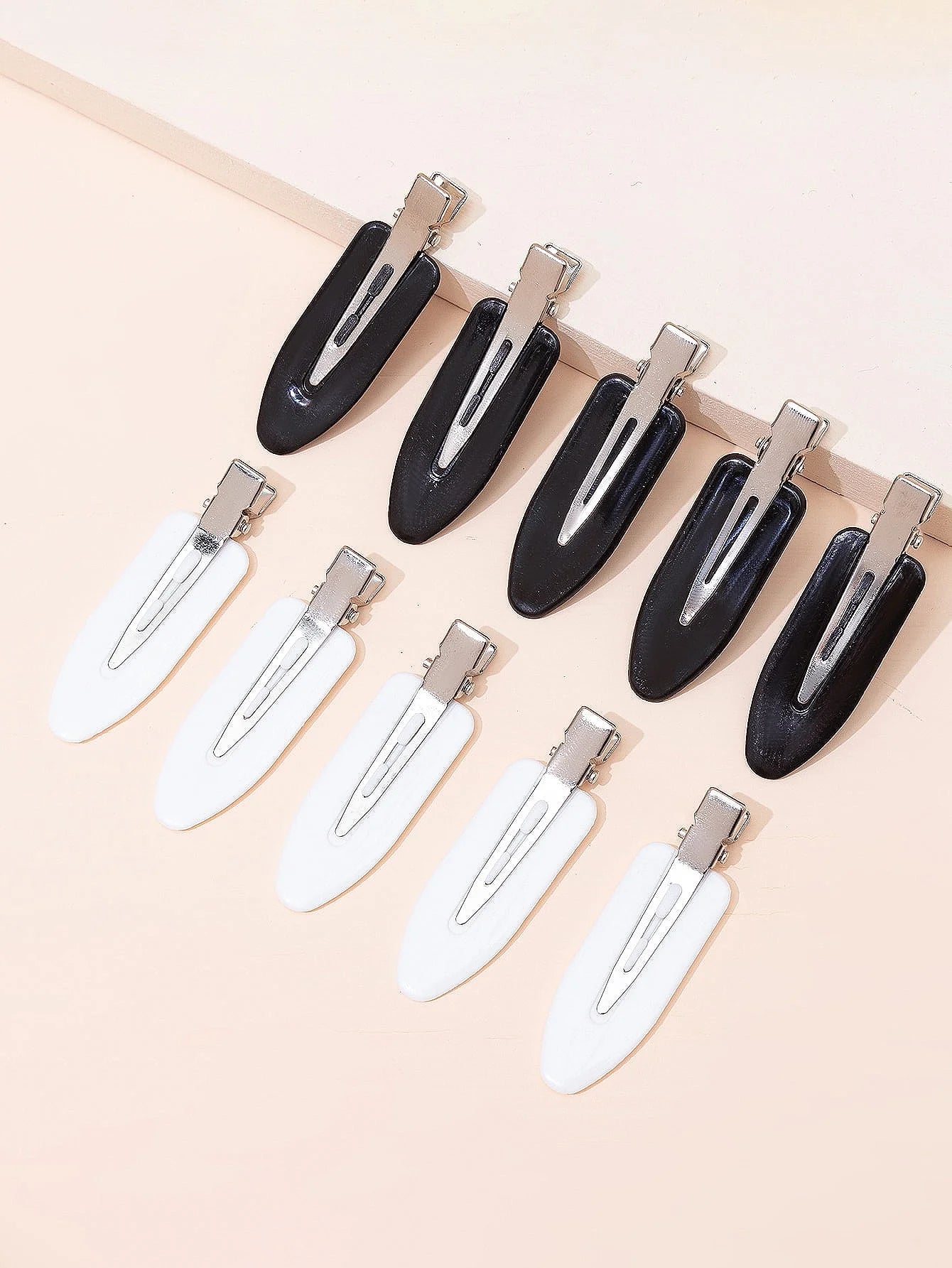 No-Bend Seamless Hair Clips – 10pcs Side Bang Barrettes