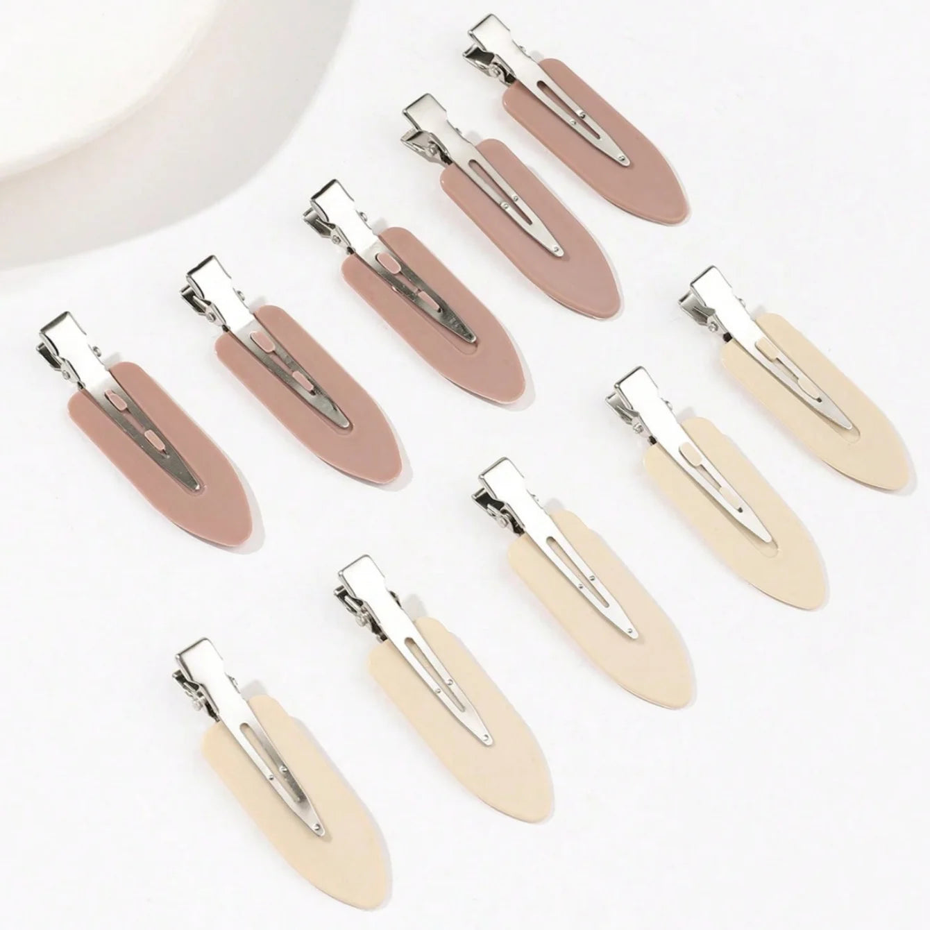 No-Bend Seamless Hair Clips – 10pcs Side Bang Barrettes