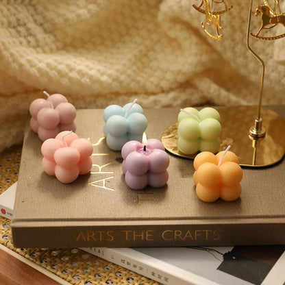 Mini Cube Aromatherapy Candle – Decorative Home Gift