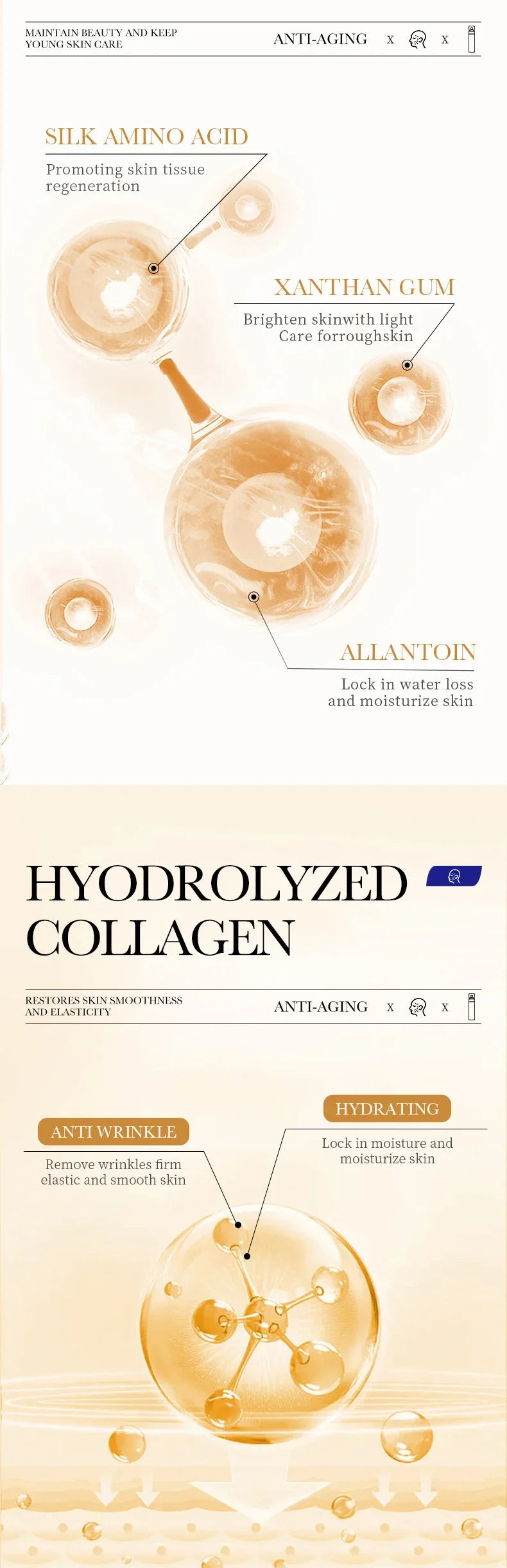 SADOER Collagen Face Serum – Oil Control Moisturizing Essence