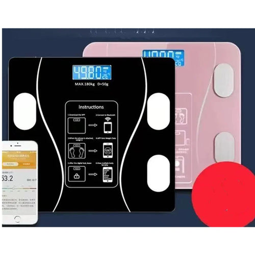 Smart Bluetooth Body Fat Scale – Digital Bathroom Scale with App