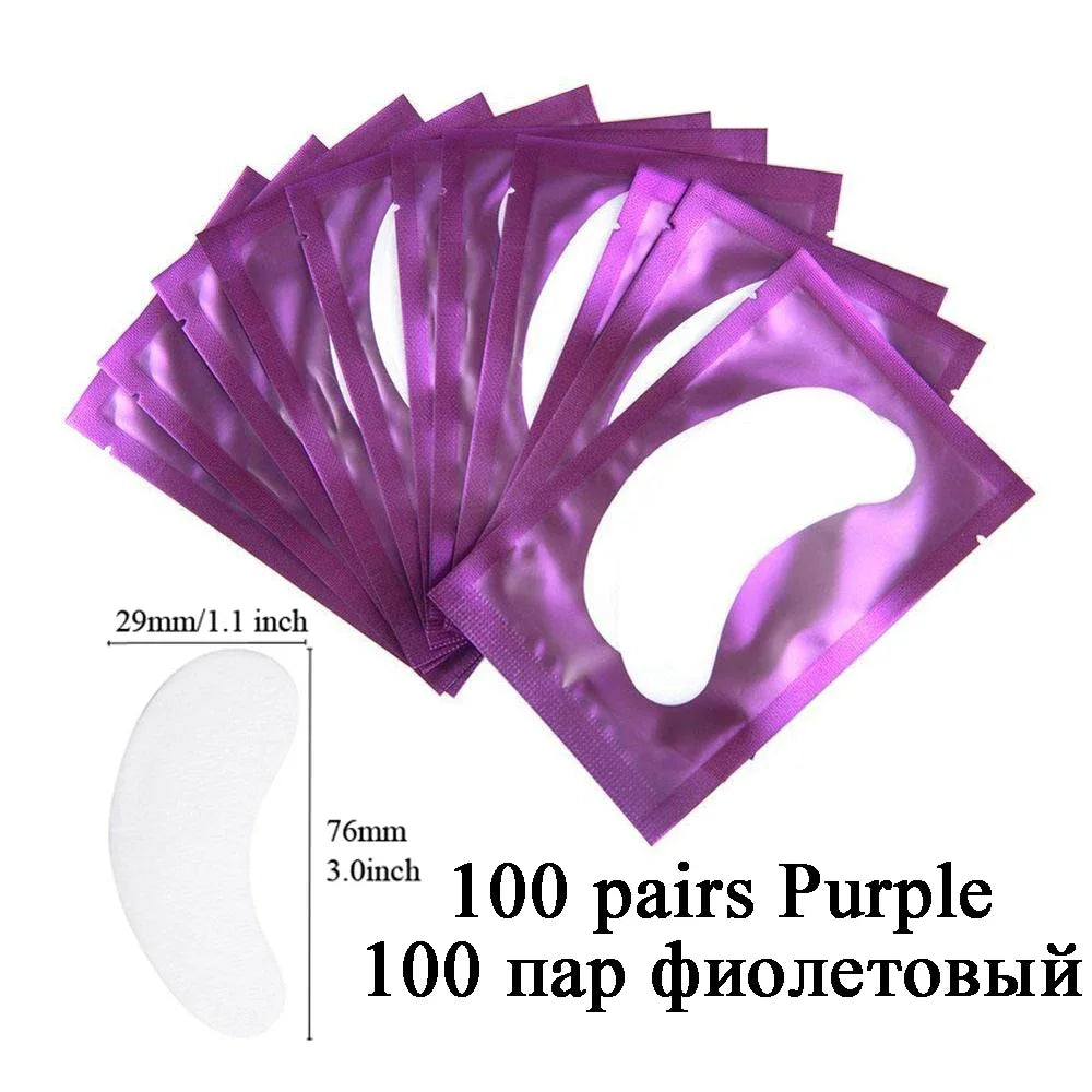 Under-Eye Patches for Eyelash Extensions – 100 Pairs