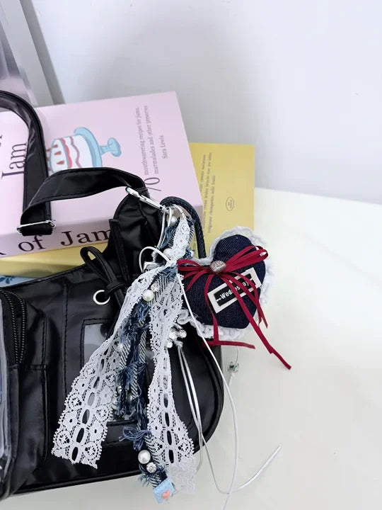 Y2K Transparent Ita Bag – Korean Harajuku Crossbody Purse