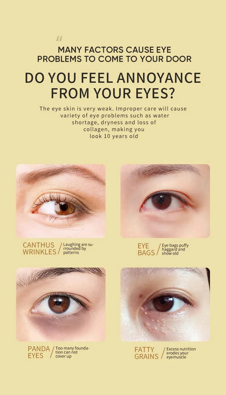 Avocado Gold Eye Mask Patches – Anti-Wrinkle Dark Circle Treatment