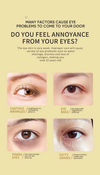 Avocado Gold Eye Mask Patches – Anti-Wrinkle Dark Circle Treatment