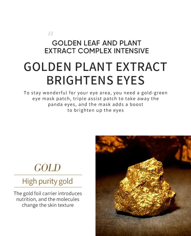 Avocado Gold Eye Mask Patches – Anti-Wrinkle Dark Circle Treatment