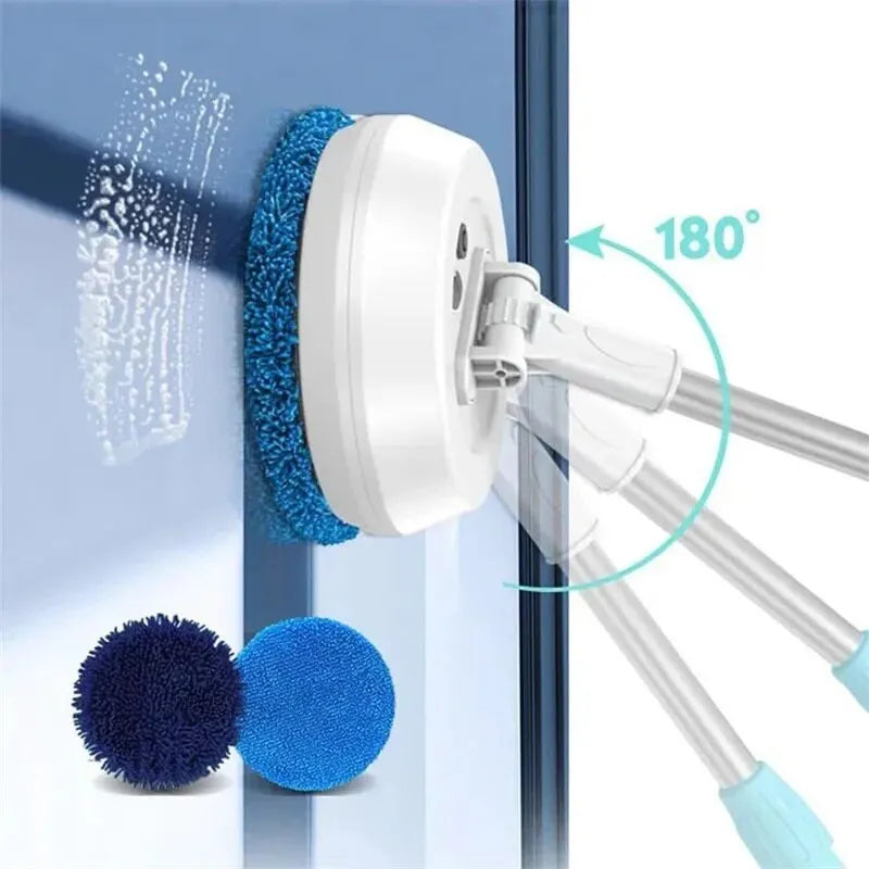 Wireless Electric Spin Mop – 2-in-1 Wet & Dry Floor Cleaner