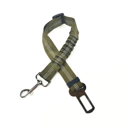 Pet Car Seat Belt – Adjustable Dog & Cat Safety Harness Clip