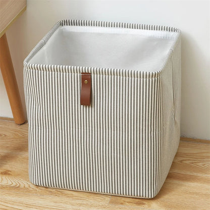 Fabric Storage Cube Box with Handle – Closet Toy Organizer