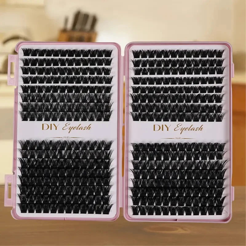 Individual Eyelash Extension Kit – D-Curl Multi-Length Odorless Lashes