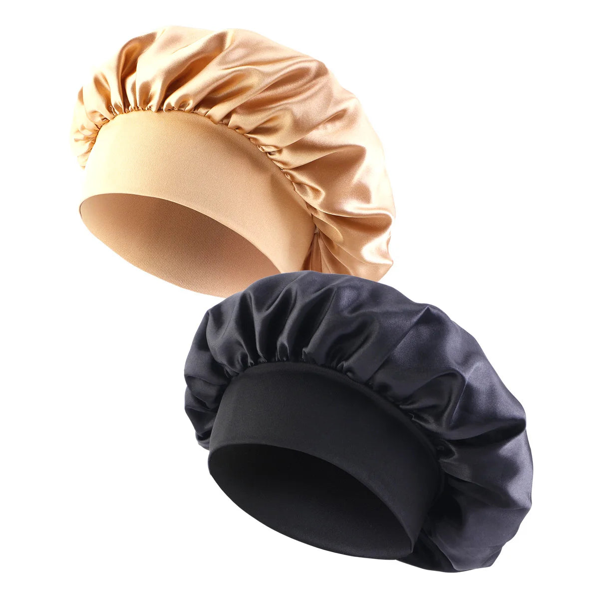 Satin Sleep Bonnet – Silky Hair Wrap Cap with Elastic Band