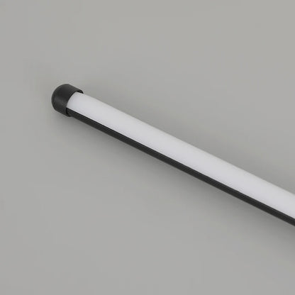 Modern LED Wall Lamp – Long Black I-Shape Bedroom Light