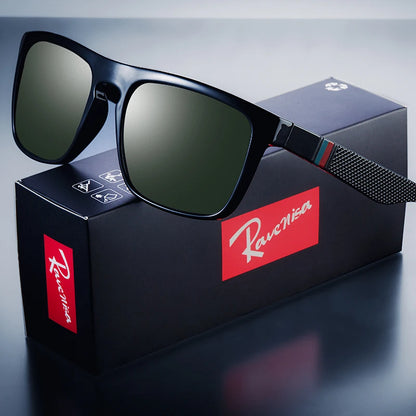 Vintage Square Polarized Sunglasses – Unisex Driving UV400