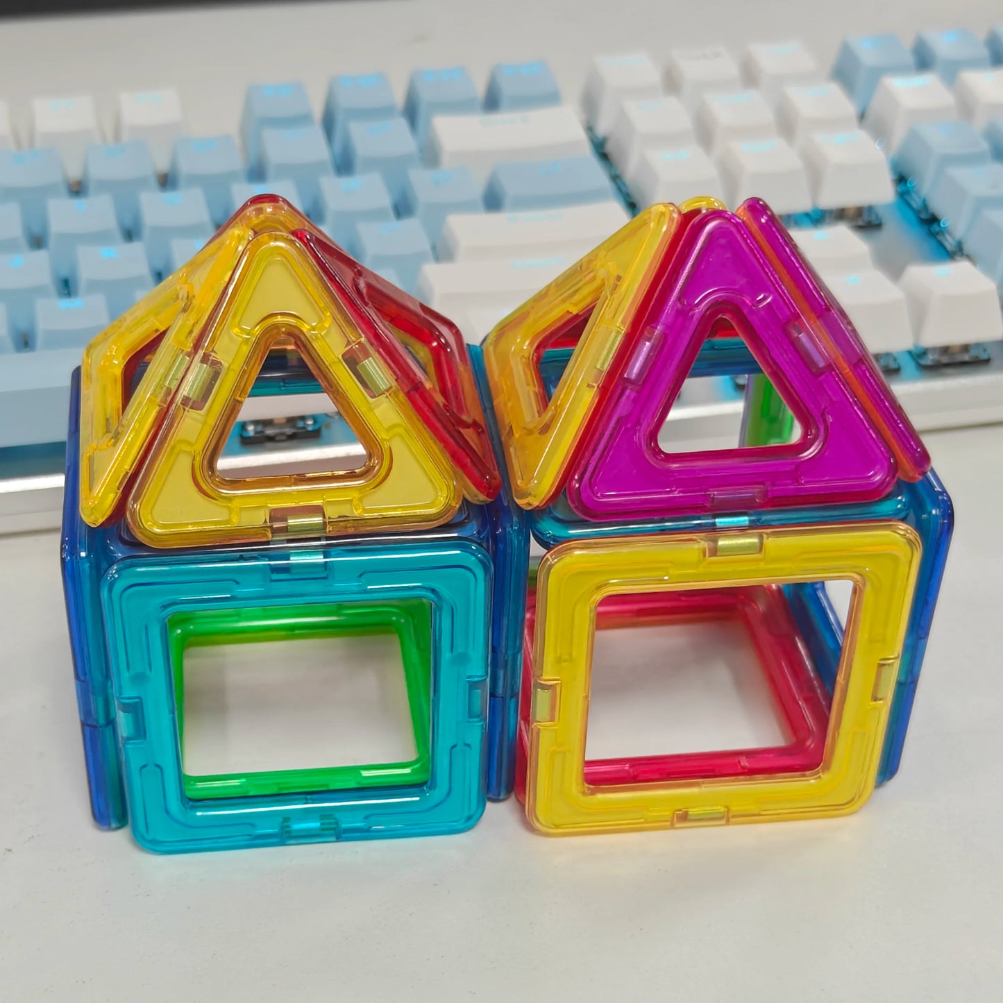 DIY Magnetic Building Blocks – STEM Construction Toy Set