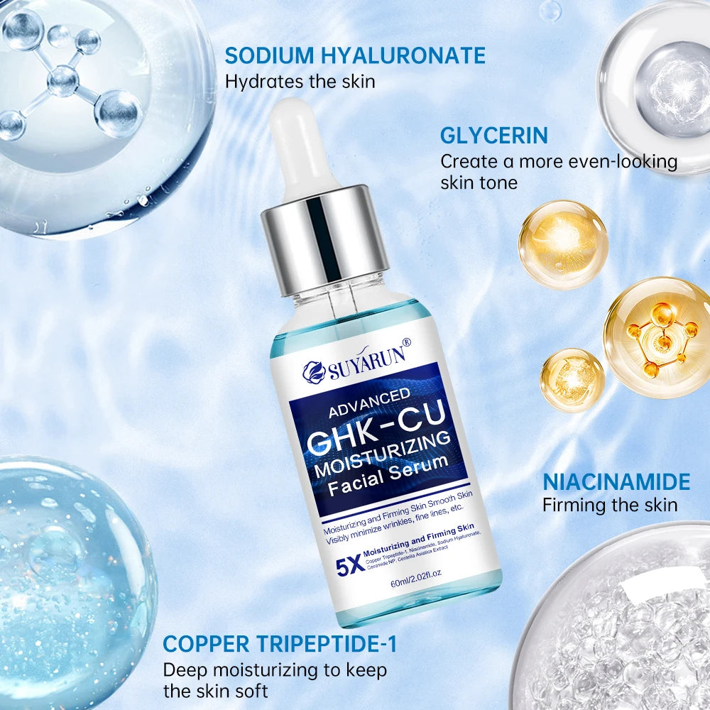 SUYARUN GHK-Cu Copper Peptide Serum – Anti-Aging Firming Moisturizer