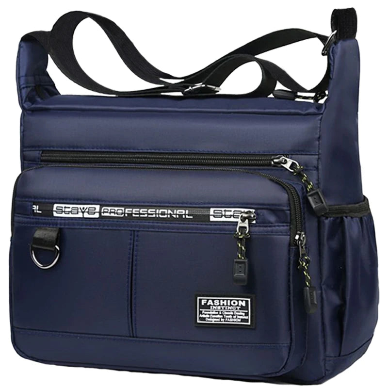 Men's Multi-Pocket Crossbody Bag – Business Shoulder Bag