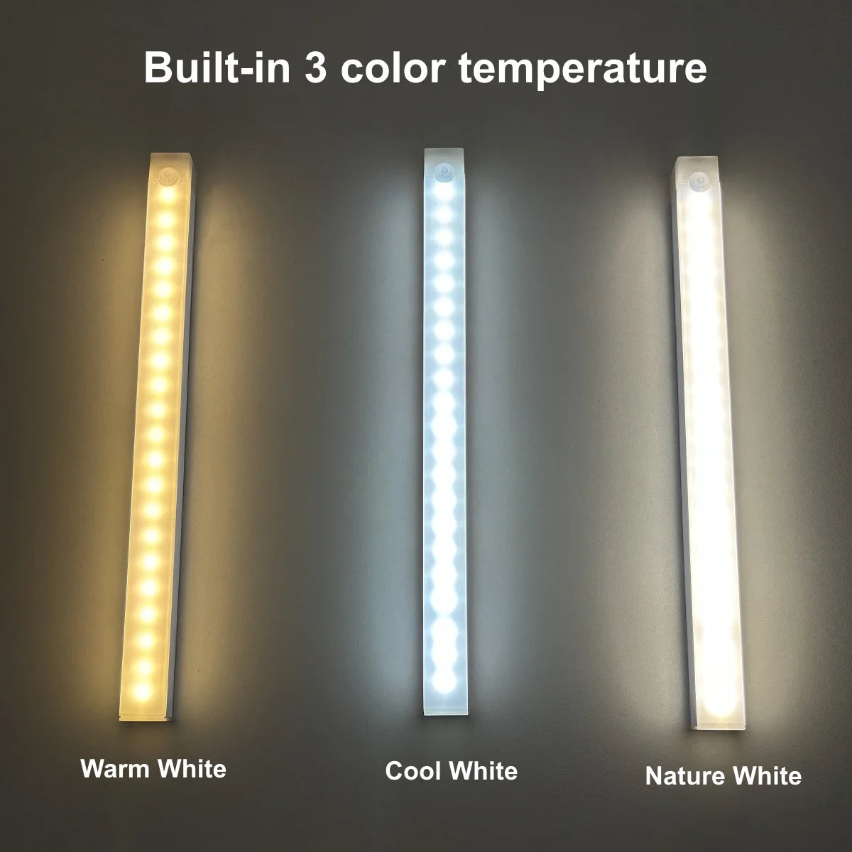 Motion Sensor LED Strip Light – USB Rechargeable Under-Cabinet Lamp