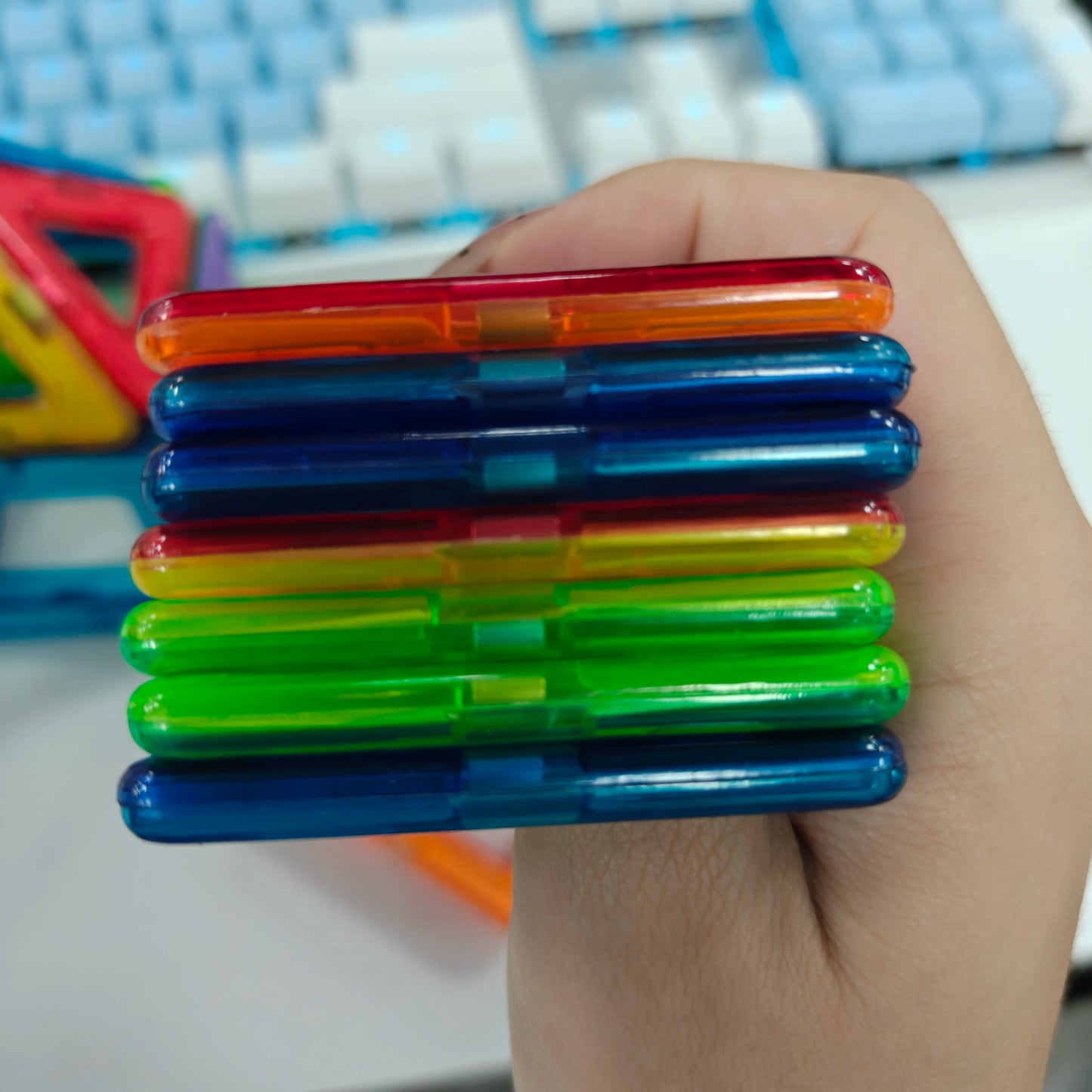 DIY Magnetic Building Blocks – STEM Construction Toy Set