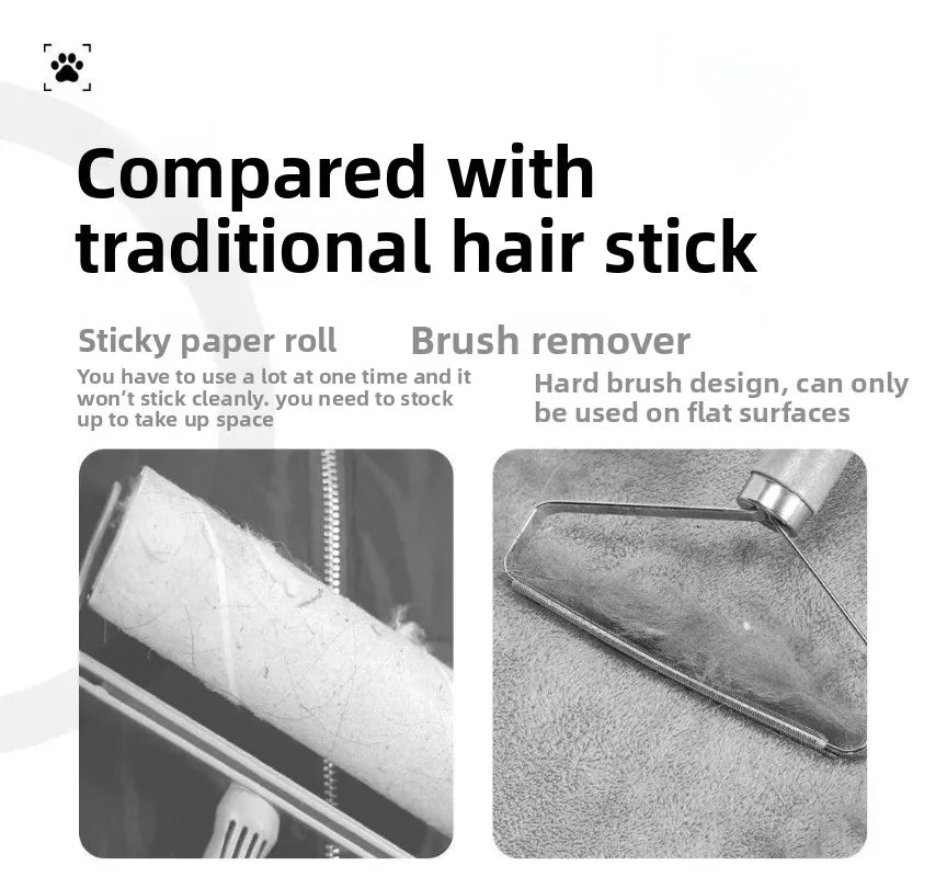 Pet Hair Lint Roller – Reusable Brush for Clothing & Furniture