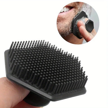 Men's Silicone Face Cleansing Brush – Deep Clean Pore Exfoliator