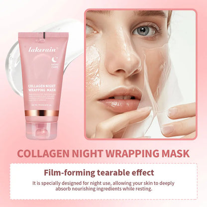 Korean Collagen Peel-Off Mask – Overnight Anti-Wrinkle Lifting