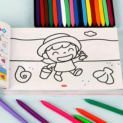 Kids Doodle & Coloring Book – Beginner Drawing Activity Book
