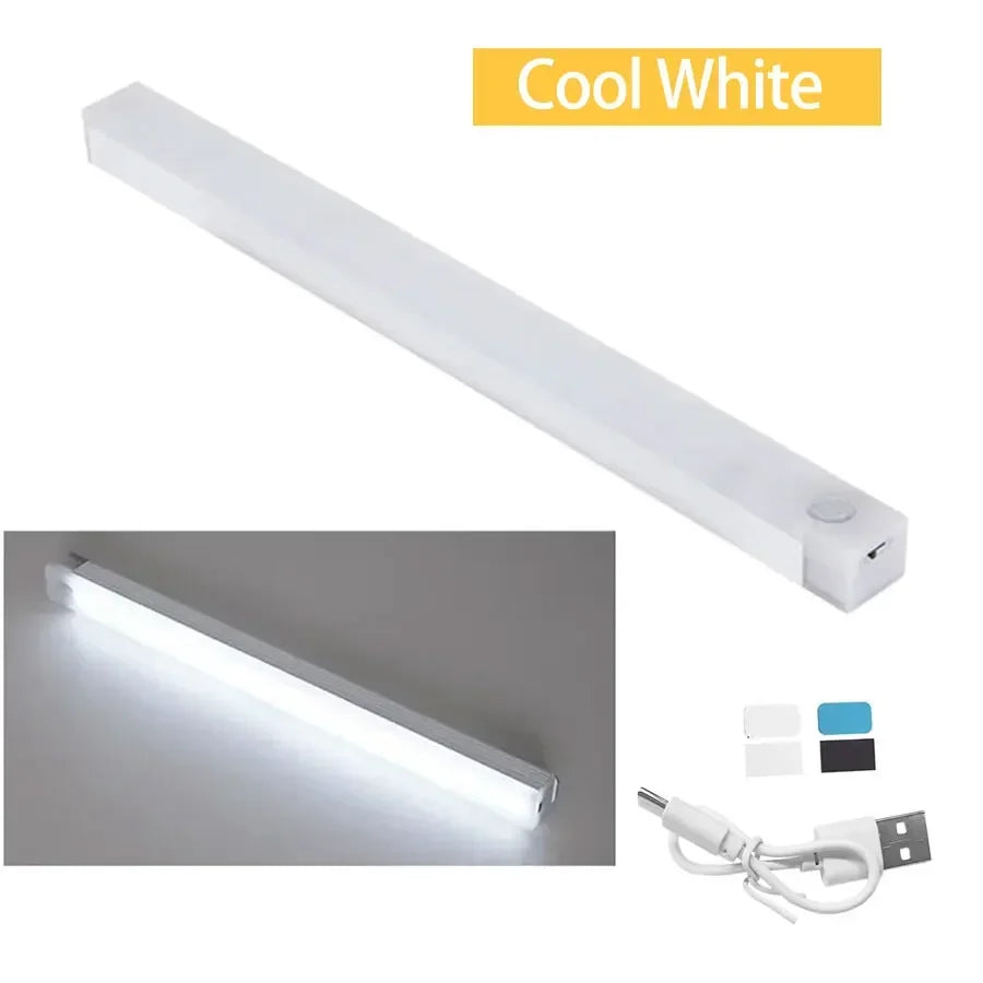 LED Motion Sensor Cabinet Light – Magnetic USB Dimmable Night Lamp