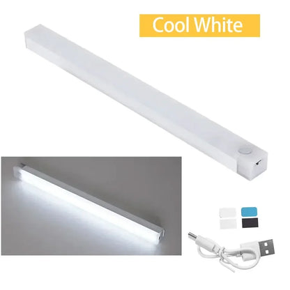 LED Motion Sensor Cabinet Light – Magnetic USB Dimmable Night Lamp