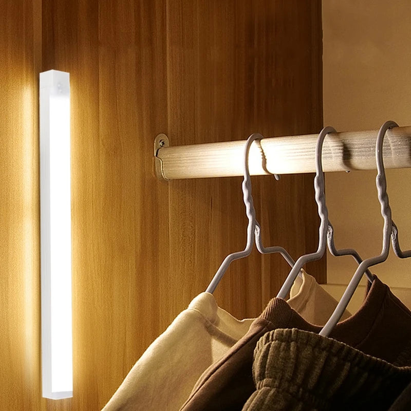 Motion Sensor LED Strip Light – USB Rechargeable Under-Cabinet Lamp