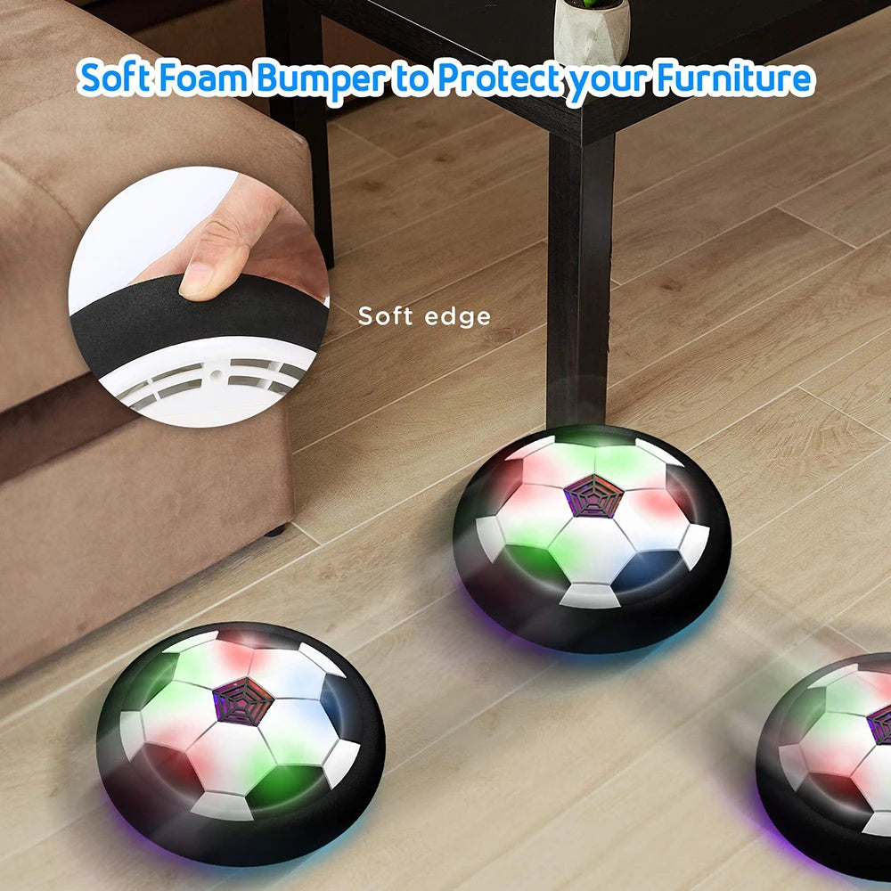 Hover Soccer Ball – LED Floating Football Indoor Toy