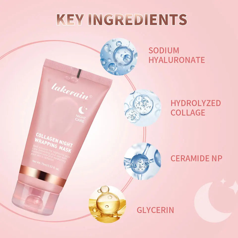 Korean Collagen Peel-Off Mask – Overnight Anti-Wrinkle Lifting