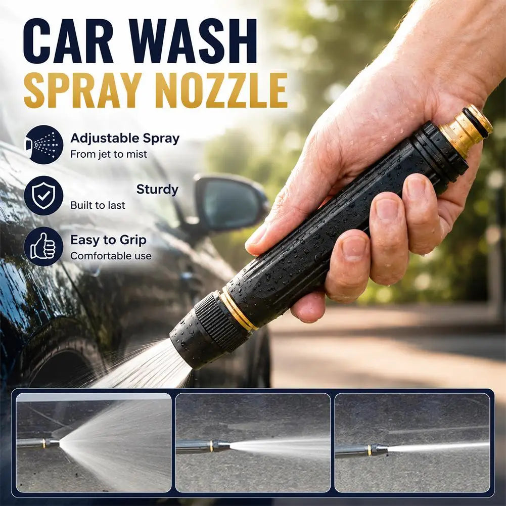 Heavy Duty Adjustable Twist Hose Nozzle Jet Sweeper Nozzle