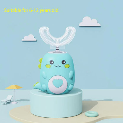 Kids U-Shaped Electric Toothbrush – 360° Sonic Rechargeable