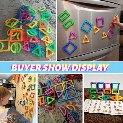 DIY Magnetic Building Blocks – STEM Construction Toy Set