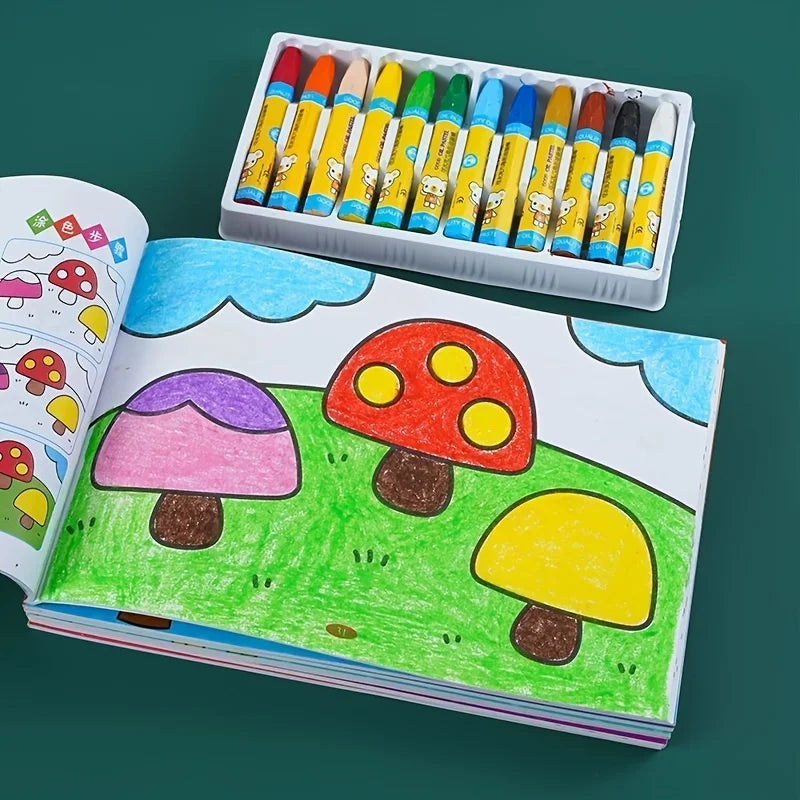 Kids Doodle & Coloring Book – Beginner Drawing Activity Book